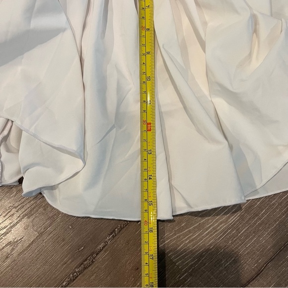 Women High Waist A-line Skater Mini SKORT Flared Retro Grunge Size Medium - Picture 6 of 7